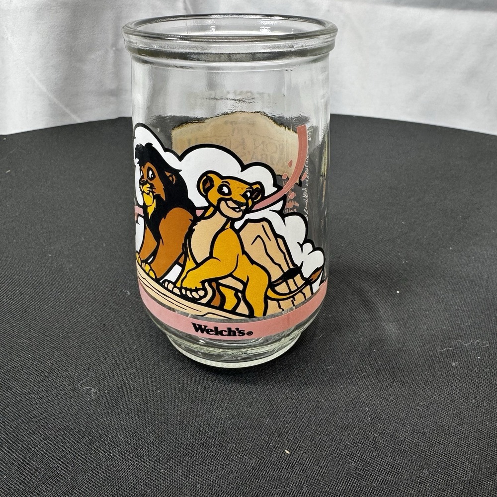 Disney The Lion King 2 Simba's Pride Welch's Jelly‎ Glass Jar #6 In series
